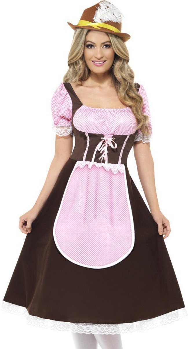 Beierse serveerster jurkje| Oktoberfest kleding maat S (36-38)